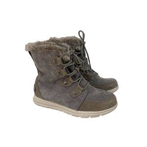 Sorel Explorer II Joan Lace Up Winter Snow Boots Shoes NL3039-052 Womens size 8